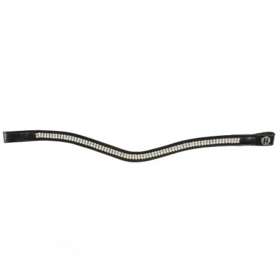 Abbildung von Harry&#039;s Horse Stirnband Crystal Wave Schwarz/Silber Vollblut