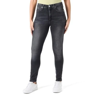 Abbildung von Calvin Klein Damen High Rj20J224493 Skinny, Denim Black, 26W / 34L
