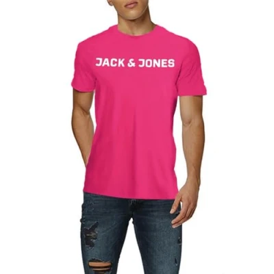 Abbildung von JACK &amp; JONES Herren JJECORP Old Logo Tee SS O Neck, Kurzarm T Shirt, Rundhals, Fuchsia Rose, XL