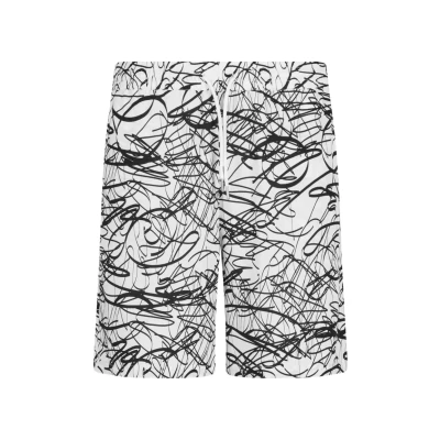 Abbildung von Urban Classics Resort Shorts, Herren, Größe: Small, Whitescribble