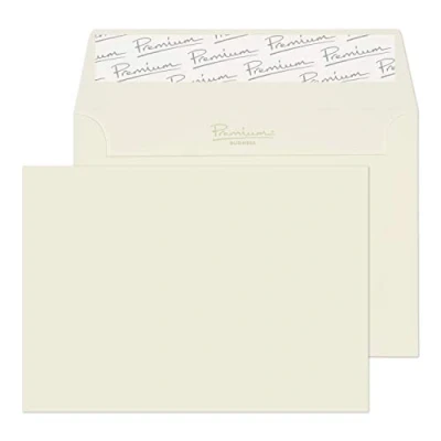 Abbildung von Blake Premium Business 35155 Briefumschläge Haftklebung HochWeiß Wove C6 114 x 162 mm 120 g/m² 50 Stück