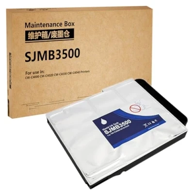 Abbildung von HEMEINY Ersatz Wartungsbox für SJMB3500 Abfalltintentank, funktioniert mit ColorWorks TM C3500 C3510 C3520 Druckern