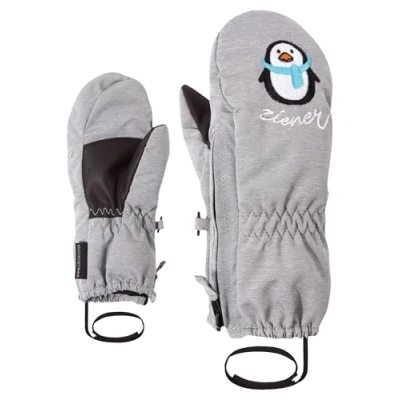 Abbildung von Ziener Baby LE ZOO MINIS glove Ski handschuhe / Wintersport warm, atmungsaktiv, grau (light melange), 86cm