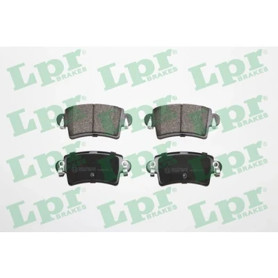 Abbildung von LPR 05P791 Bremsbelagsatz RENAULT: MASTER 2 Kasten, Bus, OPEL: Movano A Platform / Chassis, Van, Minibus