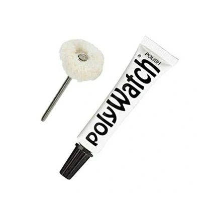 Abbildung von PolyWatch Kunststoff Uhren Kristall Entferner, Polierwerkzeug mit montierter Schnur, weiches Polieren