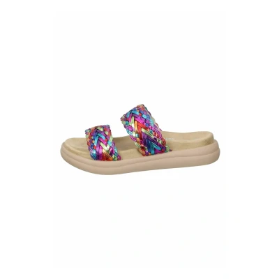 Abbildung von Remonte Pantolette flach, Damen, Größe: 41, Metallic multi Schuhe