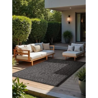 Abbildung von HANSE Home Outdoorteppich »Kona Wendeteppich«, rechteckig, 5 mm Höhe, In und Outdoor, Flachgewebe, wetterfest, pflegeleicht, robust