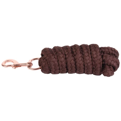 Abbildung von Harry&#039;s Horse Führstrick Soft Musketon Rosegold 1.8m Braun