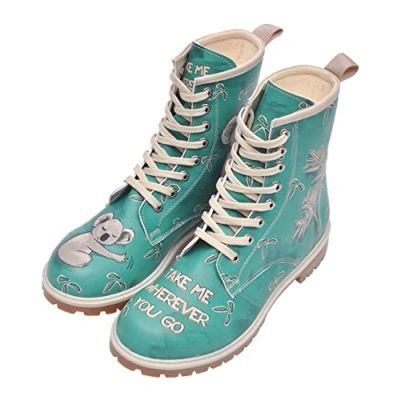 Abbildung von DOGO Long Boots Koala Vegane Damen und Nachhaltige Bunte Stiefeletten Trendige Bequeme Stiefel für