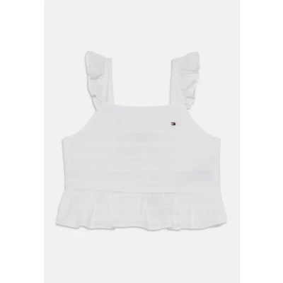 Abbildung von Tommy Hilfiger Textured Top für Kinder, Größe: 98, White