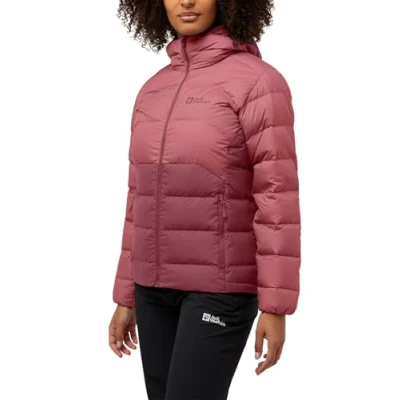 Abbildung von Jack Wolfskin Ather Hoody Daunenjacke, Damen, Größe: Large, Red ochre