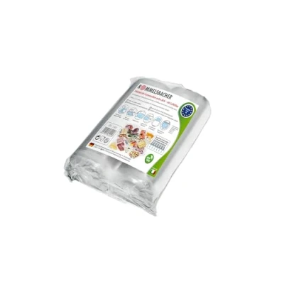 Abbildung von ROMMELSBACHER VRS 1560 Profi Folienrollen 15 x 600cm, 2 Rollen, BPA frei, extrem stark &amp; reißfest 210μm, eingeprägte Luftrillen, wiederverwendbar, Sous Vide, Made in Europe, für alle Balkenvakuumierer