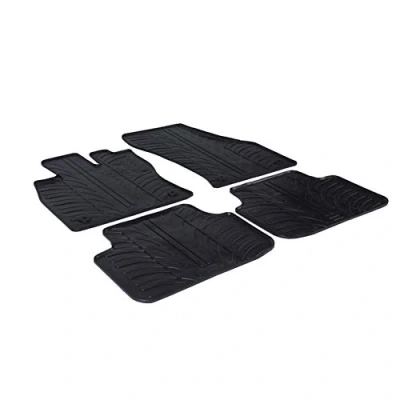 Abbildung von Gledring 0338 Fußmattensatz Gummi vorne und hinten 4 schwarz 750mm 550mm SKODA: Octavia 3 Combi, Schrägheck