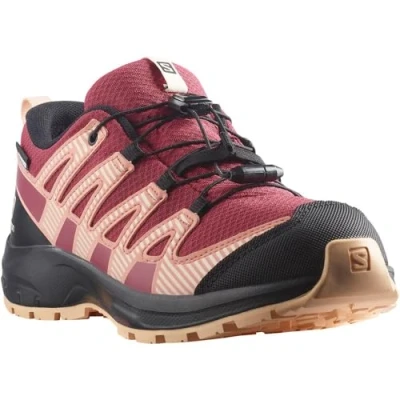 Abbildung von Salomon XA Pro V8 Climasalomon Waterproof Kinder Outdoor Schuhe, Präzise Passform, Grip in jedem Gelände, Sportlicher Look, Earth Red, 31