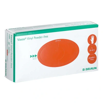 Abbildung von Vasco Vinyl powderfree Gr. L 100 Handschuhe