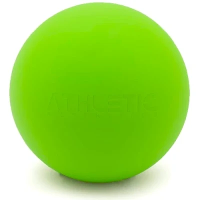 Abbildung von ATHLETIC AESTHETICS Massage Ball [6cm Durchmesser] Als Lacrosse und Faszien zur Selbstmassage Triggerpunkttherapie (genaue Behandlung von Verspannungen) geeignet (Grün)