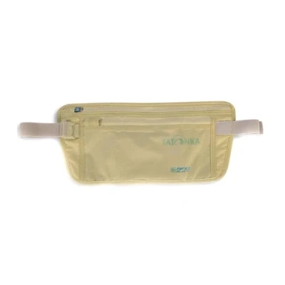 Abbildung von Tatonka Skin Moneybelt Int. RFID B Flache Bauchtasche mit TÜV zertifiziertem Blocker und zwei Reißverschluss Fächern Hüfttasche für Frauen Männer, 14 x 28 cm
