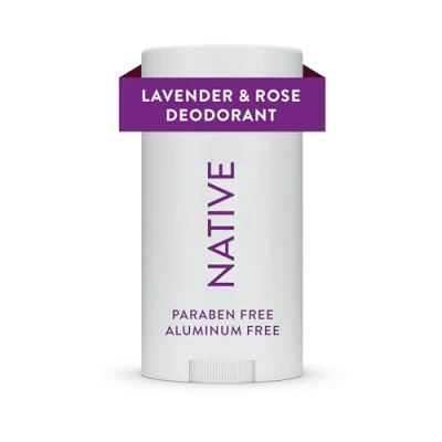 Abbildung von Native Deodorant Natürliches Vegan, Gluten Free, Cruelty Free Frei von Aluminium, Parabenen &amp; Sulfaten Born in den USA Lavendel Rose