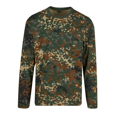 Abbildung von Brandit Langarmshirt, Herren, Größe: Large, Flecktarn