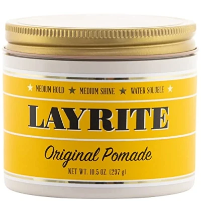 Abbildung von Layrite Original Pomade 297g Mittlerer Halt Wasserlöslich Glanz