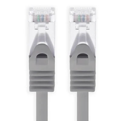 Abbildung von 1aTTack.de 5m grau 1 Stück CAT.7 Netzwerkkabel Sftp (Rohkabel) Patchkabel (SET) 10000Mbit/s 500 MHz konfektioniert mit 2 RJ45 Stecker Cat6a
