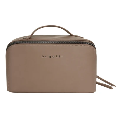 Abbildung von bugatti Almata Reiseaccessoire, zusammenklappbar, für Damen, Sandfarben, M, Kosmetiktasche