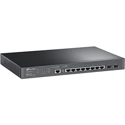 Abbildung von TP Link TL SG3210 Managed LAN Switch 8 Port Netzwerk mit 2 SFP Ports (Zentrales Cloud Management, Omada SDN, QoS, IGMP Snooping, Verteiler) Geschäfts