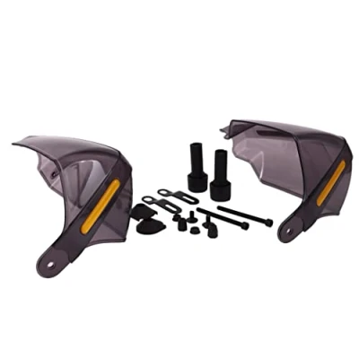 Abbildung von Paar Grau Motorrad Handschützer Handprotektoren 22mm 7/8&quot;