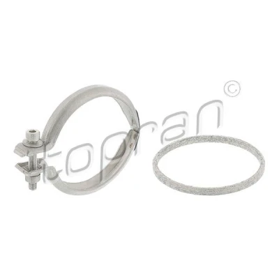 Abbildung von TOPRAN 117 910 Montagesatz, Abgasrohr VOLKSWAGEN: Polo V Hatchback, Scirocco III