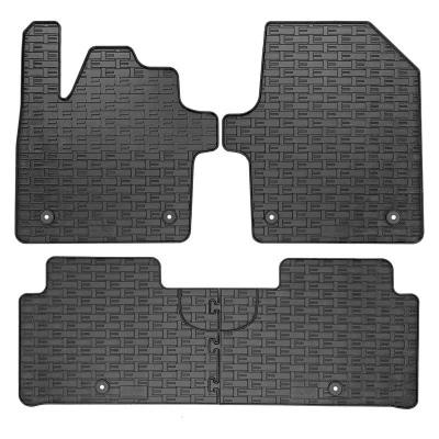 Abbildung von AutoStyle CK RKI04 Fußmattensatz Vollgummi vorne und hinten 4 schwarz