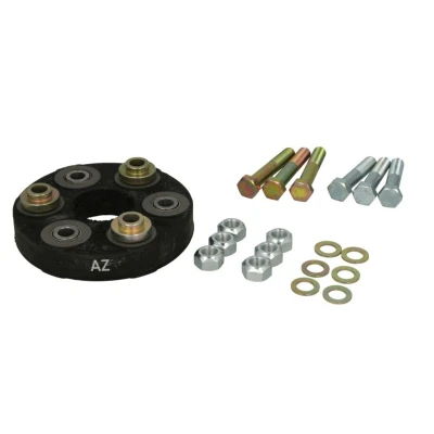 Abbildung von febi BILSTEIN 09582 Hardyscheibe 80 vorne 115 Plus mit Schrauben, Unterlegscheiben Muttern MERCEDES BENZ: W124 Saloon, 190