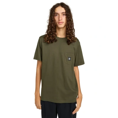 Abbildung von Element ICON Label Pocket Tshirt basic, Herren, Größe: Small, Green