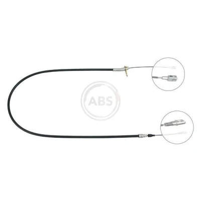 Abbildung von A.B.S. K11267 Handbremsseil 1640 Scheibenbremse für Links /Rechtslenker MERCEDES BENZ: W123 Coupe, /8 Saloon, Saloon