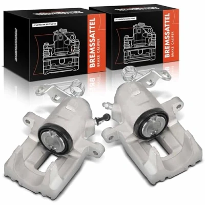 Abbildung von Frankberg 2x Bremssattel Bremszange Hinten Kompatibel mit A3 1998 2006 TT Toledo II 2004 Octavia I 1996 2010 B.o.r.a 2005 Golf IV Replace# 1J0615123