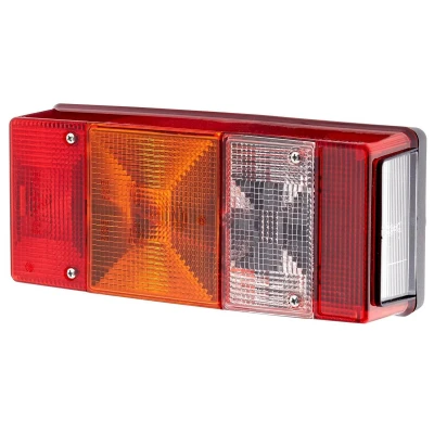 Abbildung von HELLA 2VD 007 547 181 Heckleuchte rechts rot/gelb schwarz ohne Glühlampen