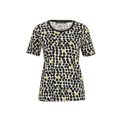 Abbildung von Betty Barclay Tshirt print, Damen, Größe: 38, Beige schwarz