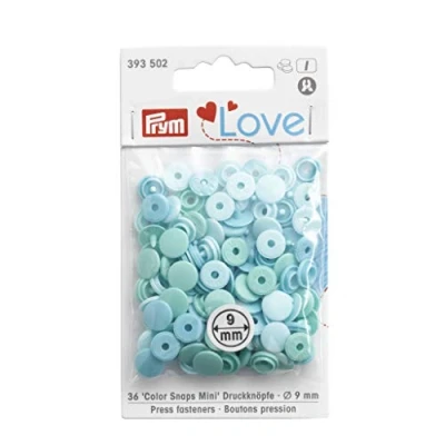 Abbildung von Prym 393.502 Fasteners, Polyoxymethylen: 100%, Mint, Einheitsgröße