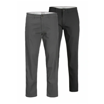 Abbildung von Jack &amp; Jones Jpstkane DAVE 2PACK Chino, Herren, Größe: 33x34, Black