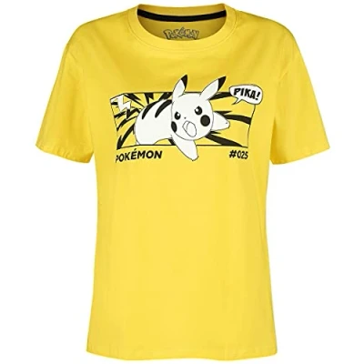 Abbildung von Difuzed Pokémon Pika Girlshirt, Größe:S