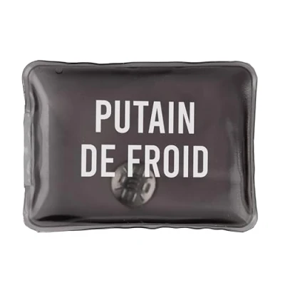 Abbildung von FISURA Origineller Handwärmer.Origineller Mini Gel Handwärmer. Wiederverwendbarer Taschenwärmer. Für Aktivitäten im Freien. (1 stück Froid, Schwarz)