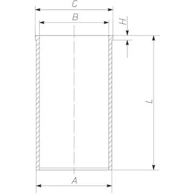Abbildung von Zylinderlaufbuchse MAHLE 227 WN 69 01