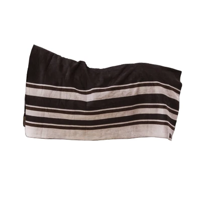 Abbildung von Kentucky Fleecedecke Heavy Square Stripes Braun/Beige 210x200cm