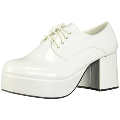 Abbildung von Ellie Shoes Herren Men&#039;s Platform Plattform, Weiss/opulenter Garten, Small