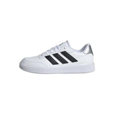 Abbildung von adidas Sportswear Courtblock Sneaker low Cloud white core black silver metallic, Größe: 40 2/3, metallic Schuhe
