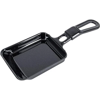 Abbildung von Steba emaillierte Raclette Pfännchen zu RC 3, 4, 7, 8, Made in Germany, 4er Set