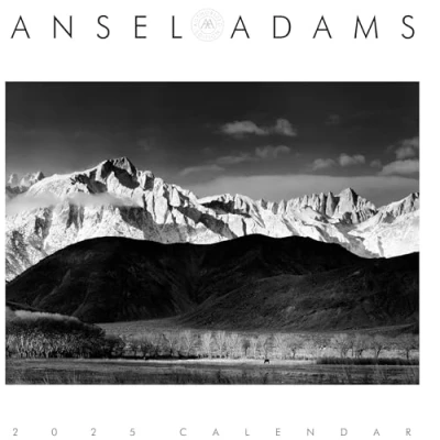 Abbildung von Ansel Adams 2025 Engagement Calendar: Authorized Edition: 12 Month Nature Photography Collection (Weekly Calendar and Planner)