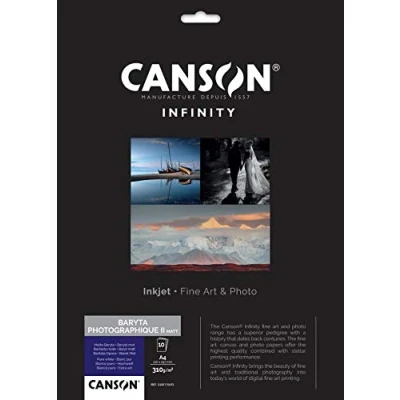 Abbildung von Canson Infinity Baryta Matt Matte 310 g Pack A4 10H