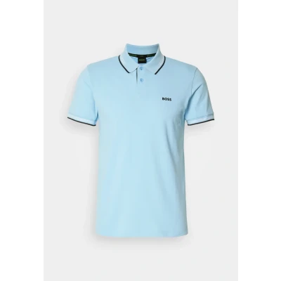 Abbildung von BOSS PAUL Poloshirt, Herren, Größe: XL, Light pastel blue