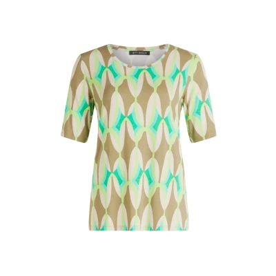 Abbildung von Betty Barclay Tshirt print, Damen, Größe: 40, Khaki green