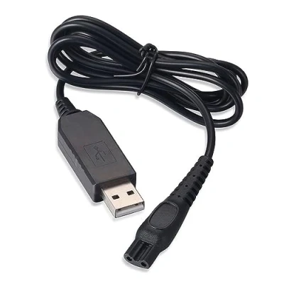 Abbildung von ENJOY UNIQUE Ausgangsspannung 15V USB Ladekabel Stromkabel Kompatibel mit Philips Rasierapparaten HQ8505 HQ6 HQ7 HQ8 HQ9 RQ10 RQ11 RQ12 HS8 PT7 S5000 Serie AT750